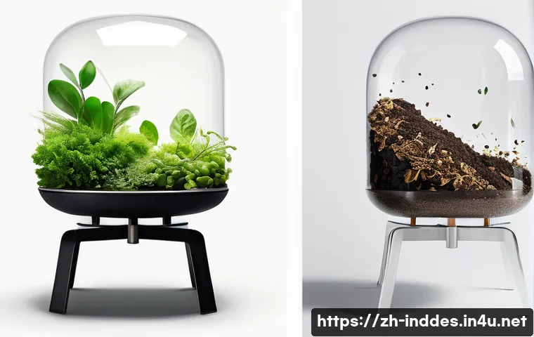 공업디자인과 제로 웨이스트 디자인 - **Aesthetic "Cradle to Cradle" Cycle Visualization:**
    A visually stunning and clean studio photo...