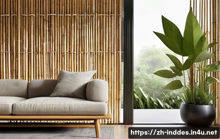 공업디자인과 지속 가능 제조 - A modern eco-friendly home interior design scene featuring furniture made from natural materials lik...