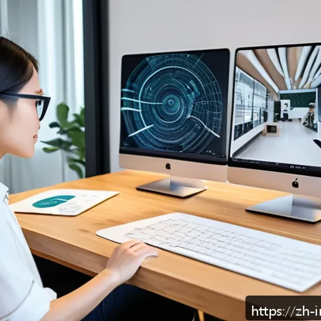 공업디자인과 기술 융합 디자인 - A futuristic design studio scene showcasing a diverse team of designers and engineers collaborating ...